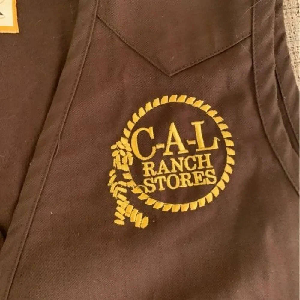 cal ranch stores resistol double R vest size medium